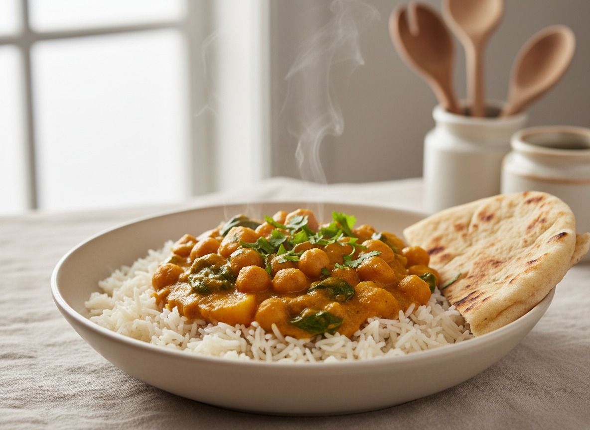 Cozy Coconut Chickpea Curry