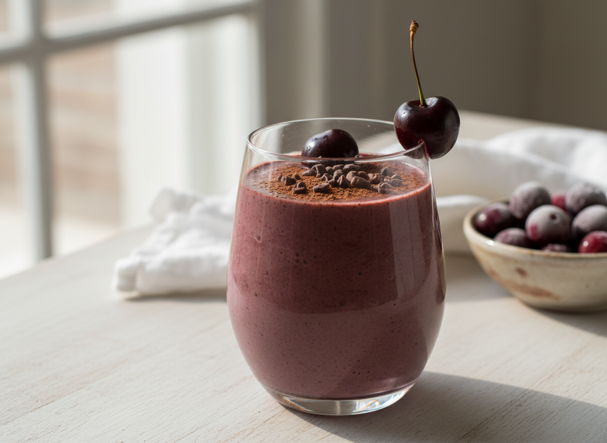 Chocolate Cherry Smoothie